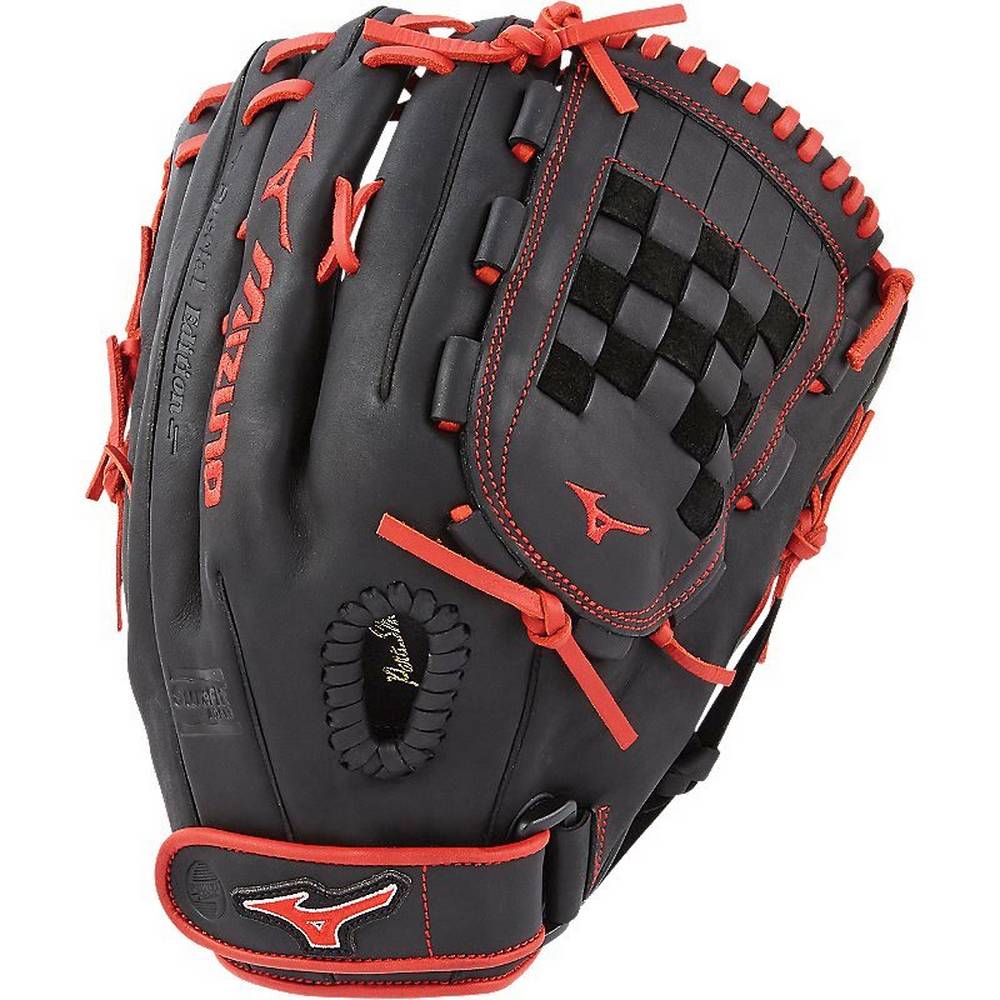 Mizuno Women's MVP Prime SE Fastpitch Softball Glove 13" Black/Red (312520-QNO)